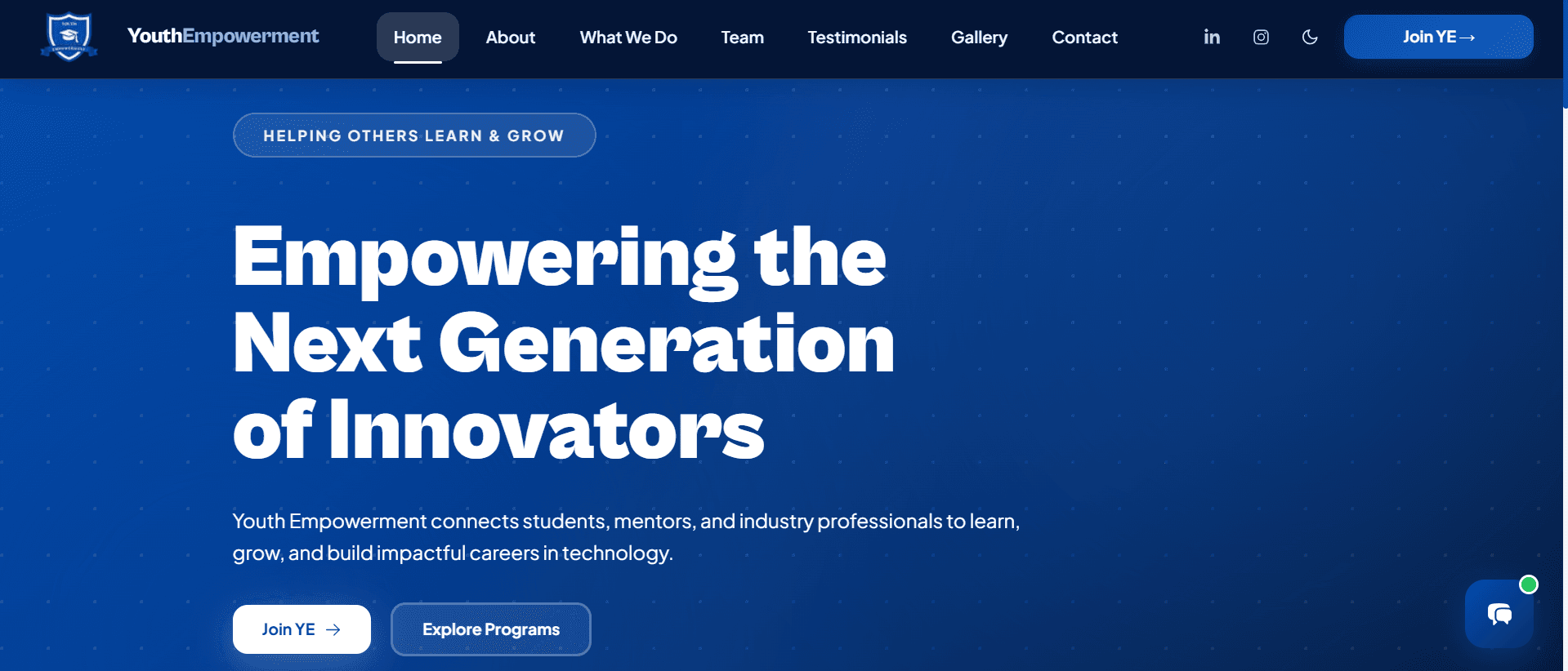 Youth Empowerment Website